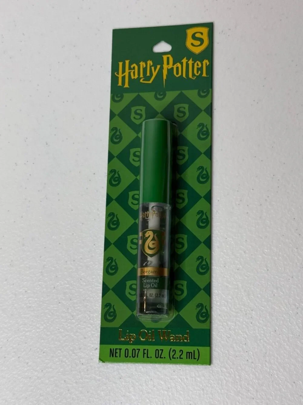 Harry Potter Slytherin Bergamot Scented Lip Oil Wand New
